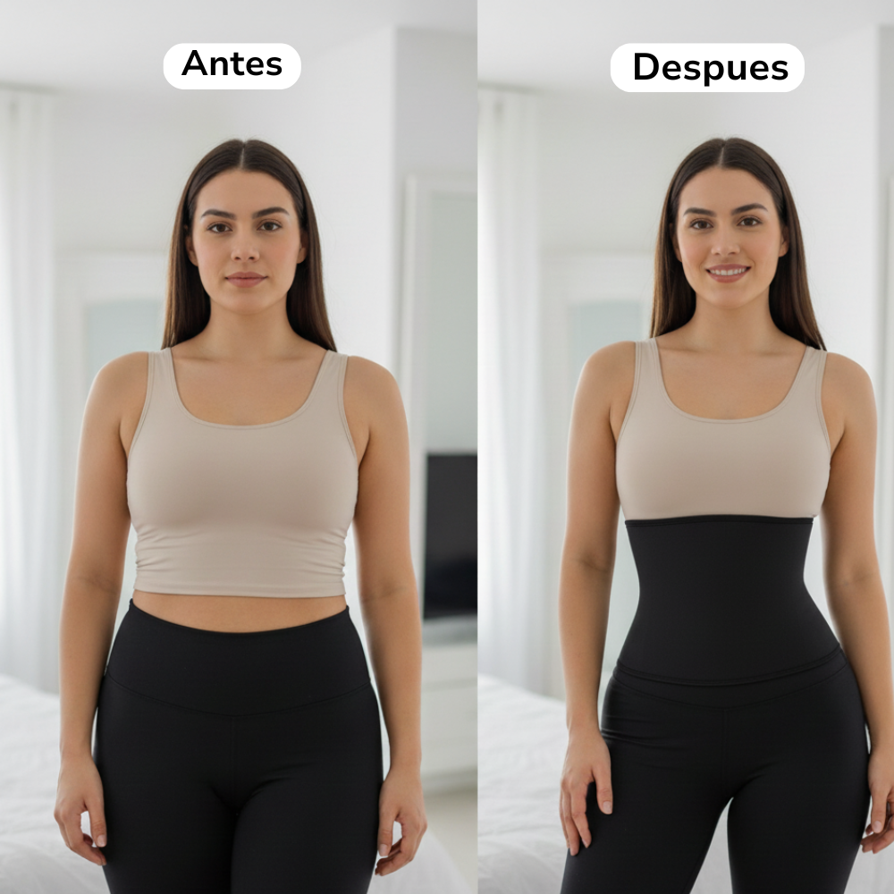 Curvessa - Faja reductora y moldeadora - Efecto visual inmediato